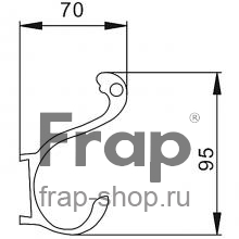 Крючок Frap F204-2