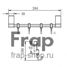 Крючок Frap F1815-4
