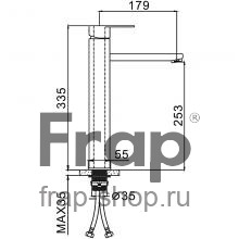 Смеситель для раковины Frap F10805-2