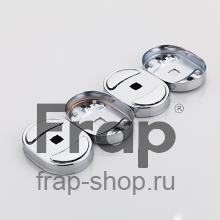 Полочка для ванной Frap F1907-3 Хром/Стекло