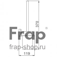 Подвесной ершик для унитаза Frap F1810 Хром