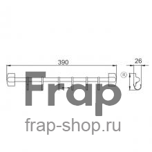 Крючок Frap F209-6 Хром
