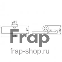 Держатель для бумажных полотенец Frap F3904-2