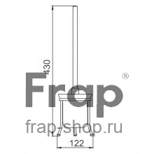 Напольный ершик для унитаза Frap F905 Хром