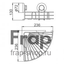 Полка-решетка Frap F3921