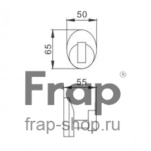 Крючок Frap F1605-1 Хром
