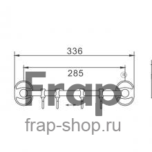 Крючок Frap F1915-4 Хром