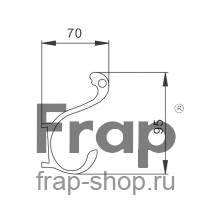 Крючок Frap F204-6