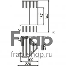 Полка-решетка Frap F351-16