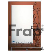 Зеркало для ванной с полками Frap F685