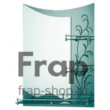 Зеркало для ванной с полками Frap F688