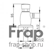 Смеситель для писсуаров Frap F7201