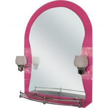 Зеркало для ванной с полочкой Frap F652-04