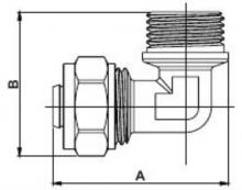 Фитинги Frap FR1604 L16*3/4M