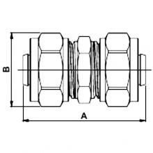 Фитинги Frap FR1608 S16*16