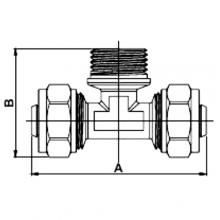 Фитинги Frap FR1609 T16*1/2M*16