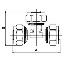 Фитинги Frap FR2003 T20*20*16