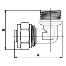 Фитинги Frap FR2004 L20*1/2M