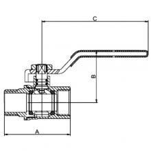 Кран Frap FR202 1/2M/F