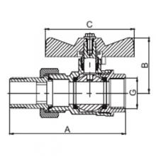 Кран Frap FR214 1/2M/F