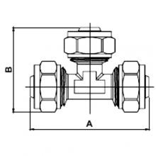 Фитинги Frap FR2603 T26*26*26