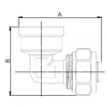 Фитинги Frap FR2606 L26*1