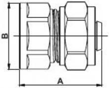 Фитинги Frap FR2612 S26*3/4F