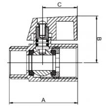 Кран Frap FR242 1/2FM