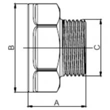 Фитинги Frap G-BX 1M*1/2F