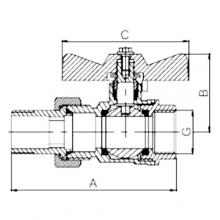 Кран Frap G214 1/2FM