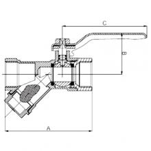 Кран Frap G221 3/4F/F