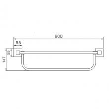 Полка для полотенец Frap F30324