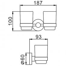 Стакан Frap F30208