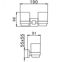 Стакан Frap F30308