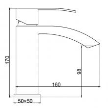 Смеситель для раковины Frap F10803