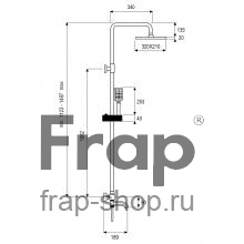 Душевая стойка Frap FX24791-6