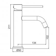 Смеситель для раковины Frap F10807