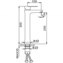 Смеситель для раковины Frap F1048-2