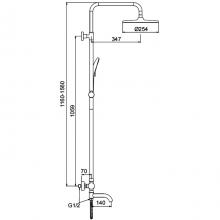 Душевая стойка Frap F24006