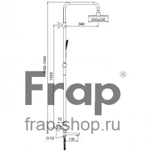 Душевая стойка Frap F24007-6