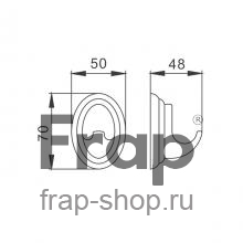 Крючок Frap F1505-1 Хром