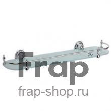 Полочка для ванной Frap F1507 Хром/Стекло