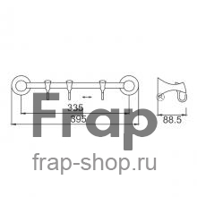 Крючок Frap F3515-3