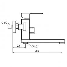 Смеситель для ванны Frap F32802-6