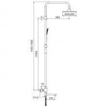 Душевая стойка Frap F24007