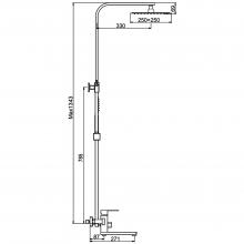 Душевая стойка Frap F24802-9