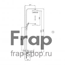 Душевая стойка Frap F2476-3