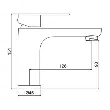 Смеситель для раковины Frap F10806-6