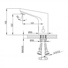 Смеситель для раковины Frap F513