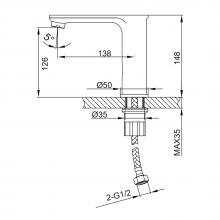 Смеситель для раковины Frap F514-1